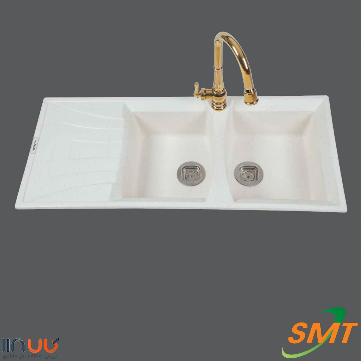 تصویر  سینک ظرفشویی گرانیتی توکار SMT کد G840