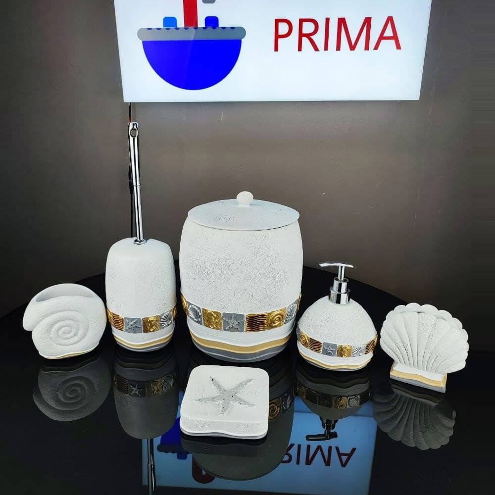 تصویر  اکسسوری حمام و دستشویی 6 پارچه PRIMA مدل 2140