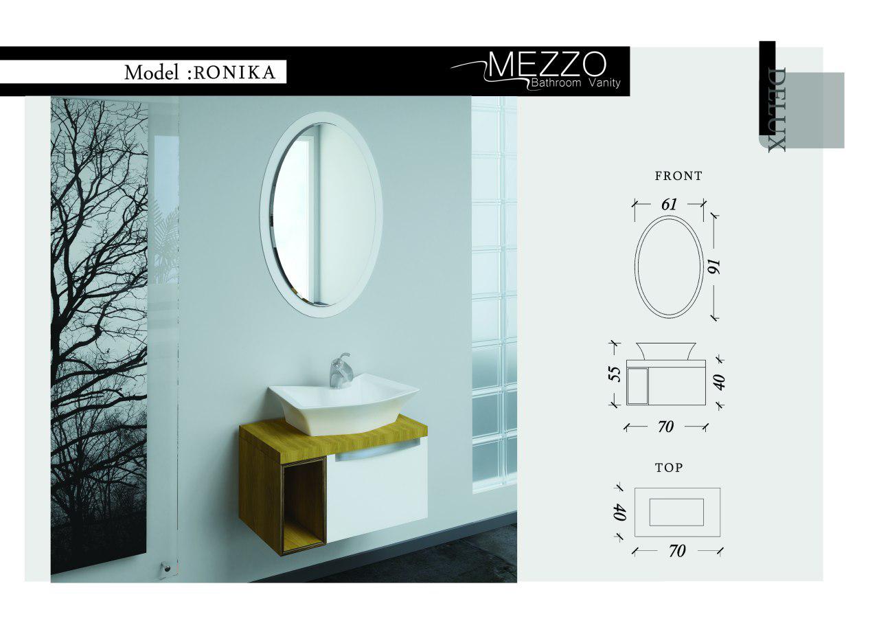 تصویر  روشویی کابینت دار مزو MEZZO مدل Ronika