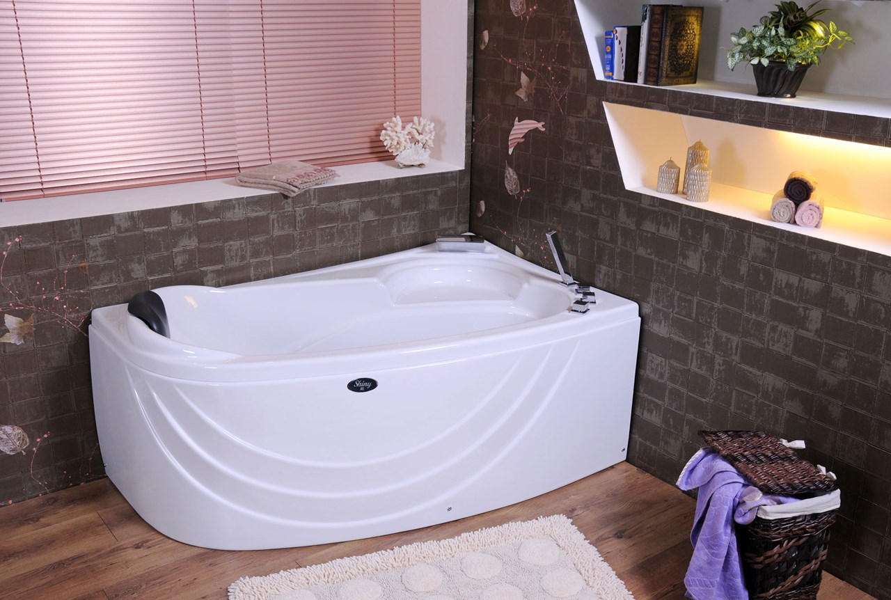 تصویر  وان حمام گوشه یک نفره شاینی مدل: N-BT004