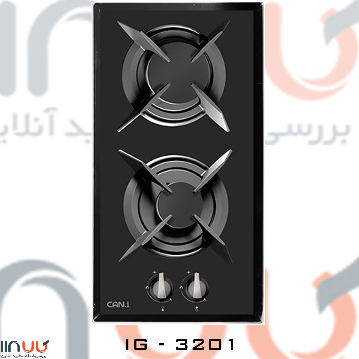تصویر  اجاق گاز رو میزی 2شعله کن مدل IG 3201