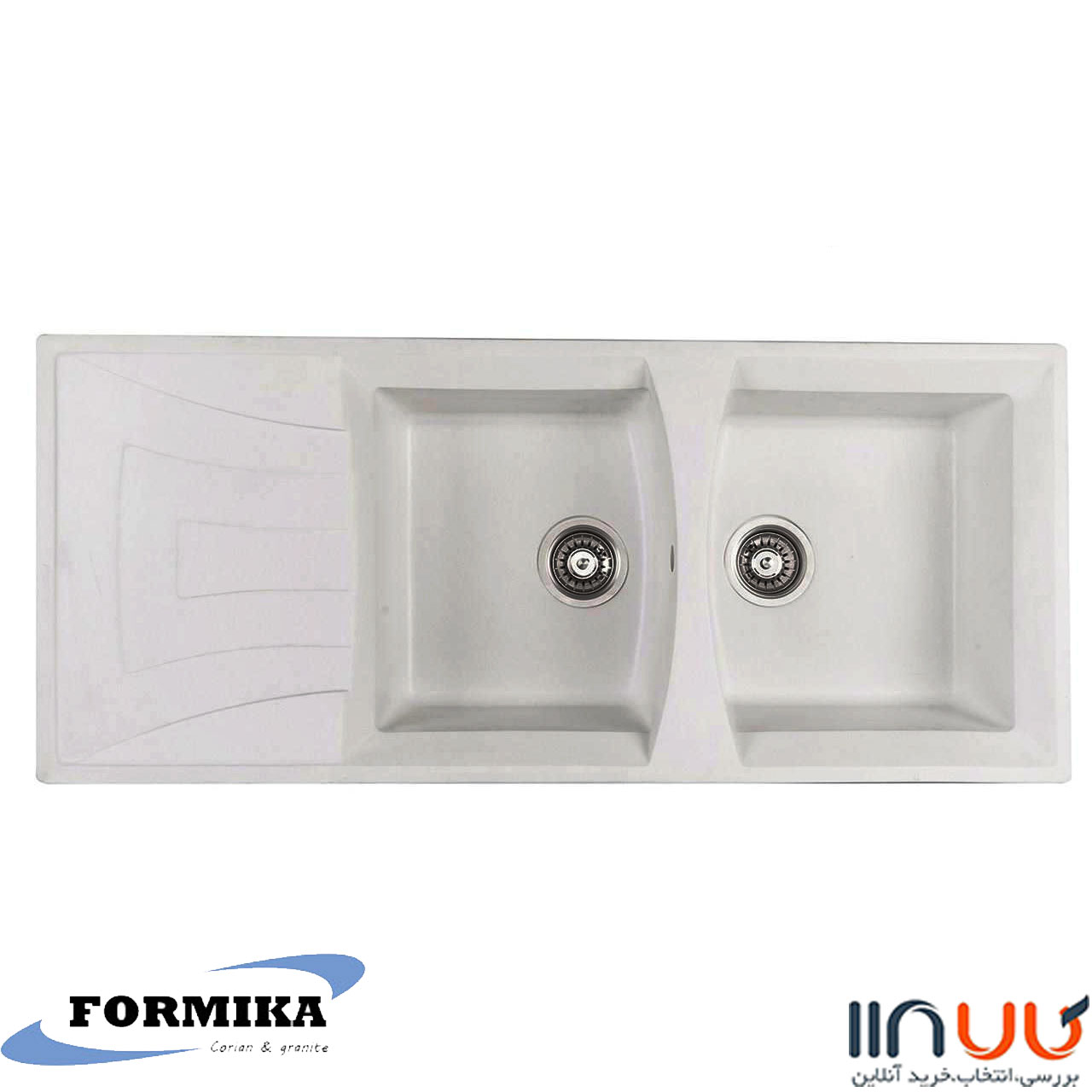 تصویر  سینک گرانیتی ظرفشویی توکار FORMIKA کد 1011