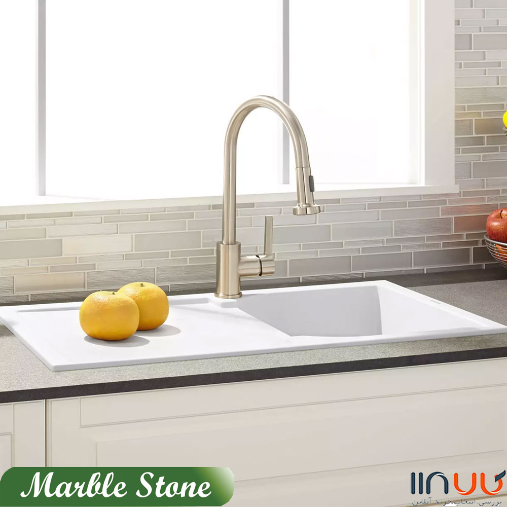 تصویر  سینک ظرفشویی گرانیتی Marble Stone کد 61