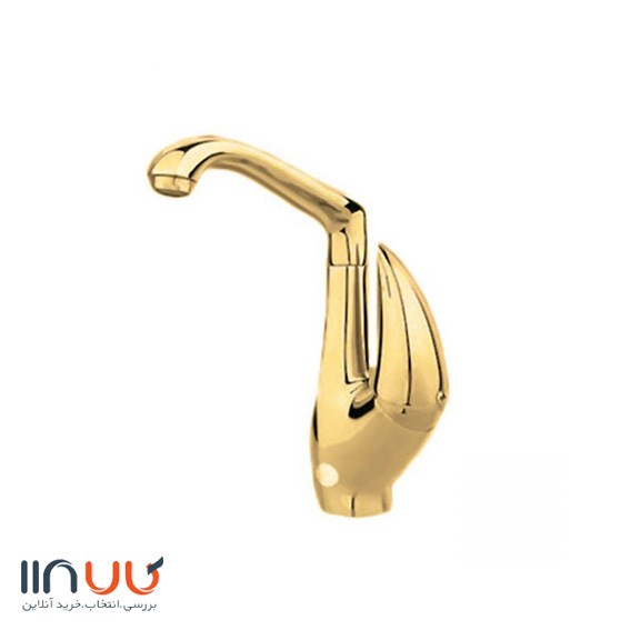تصویر  شیر روشویی راسان مدل هیپو طلایی