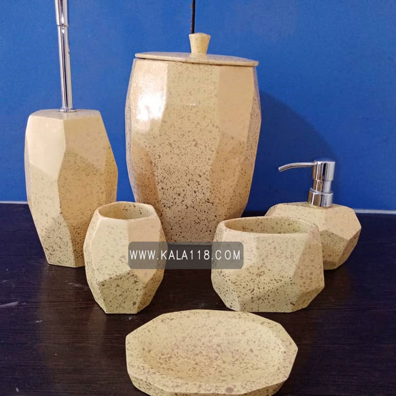 تصویر  اکسسوری حمام و دستشویی 6 پارچه Violet مدل 1014