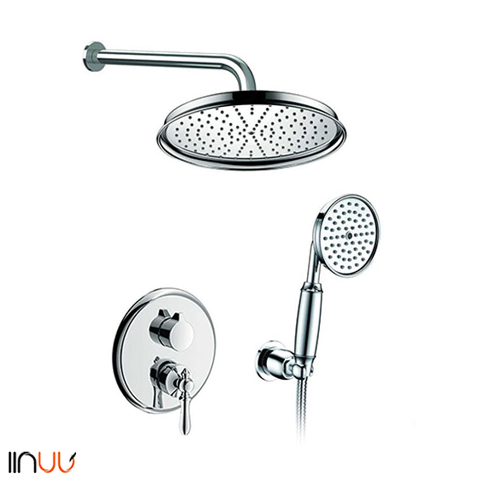 تصویر  شیر حمام توکار شودر Shouder مدل زیگموند ABS کروم تیپ 3