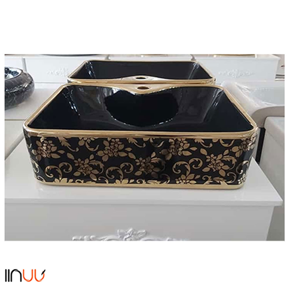 تصویر  کاسه روشویی روکابینتی مستطیلی