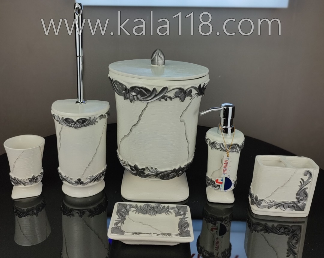 تصویر  اکسسوری حمام و دستشویی 6 پارچه PRIMA مدل 1166