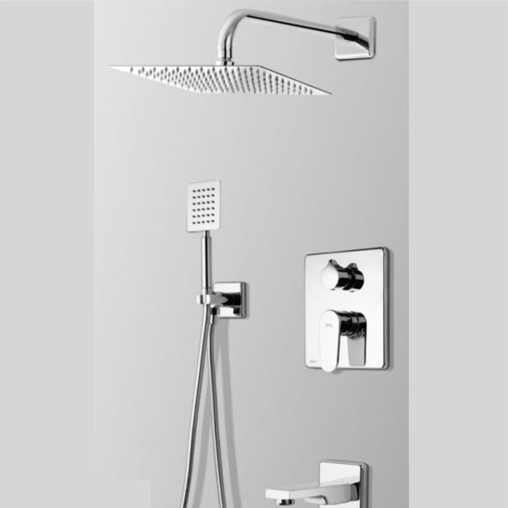 تصویر  شیرآلات حمام توکار البرز روز مدل ونتو کروم تیپ 4