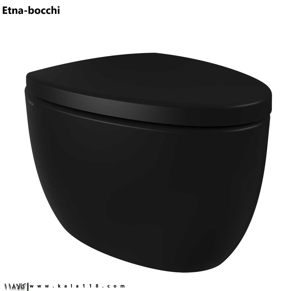 تصویر  توالت وال هنگ Bocchi بوچی مدل Etna رنگ مشکی