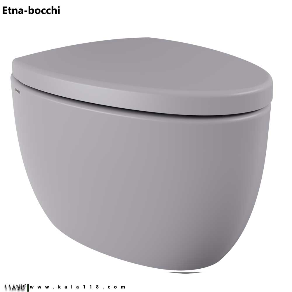 تصویر  توالت وال هنگ Bocchi بوچی مدل Etna رنگ طوسی