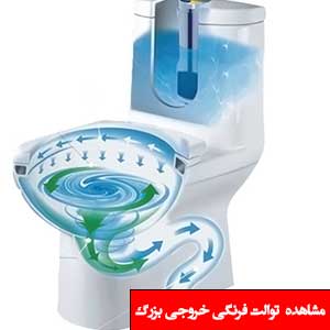 تصویر برای دسته  توالت فرنگی خروجی بزرگ