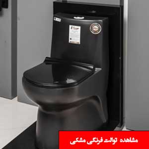 تصویر برای دسته  توالت فرنگی مشکی