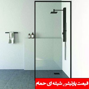 تصویر برای دسته  پارتیشن شیشه ای حمام