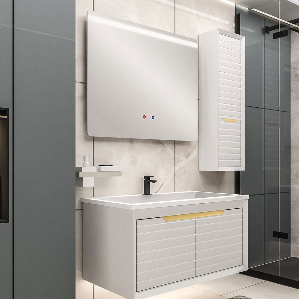 تصویر  روشویی کابینتی لوکس کابین مدل 613A