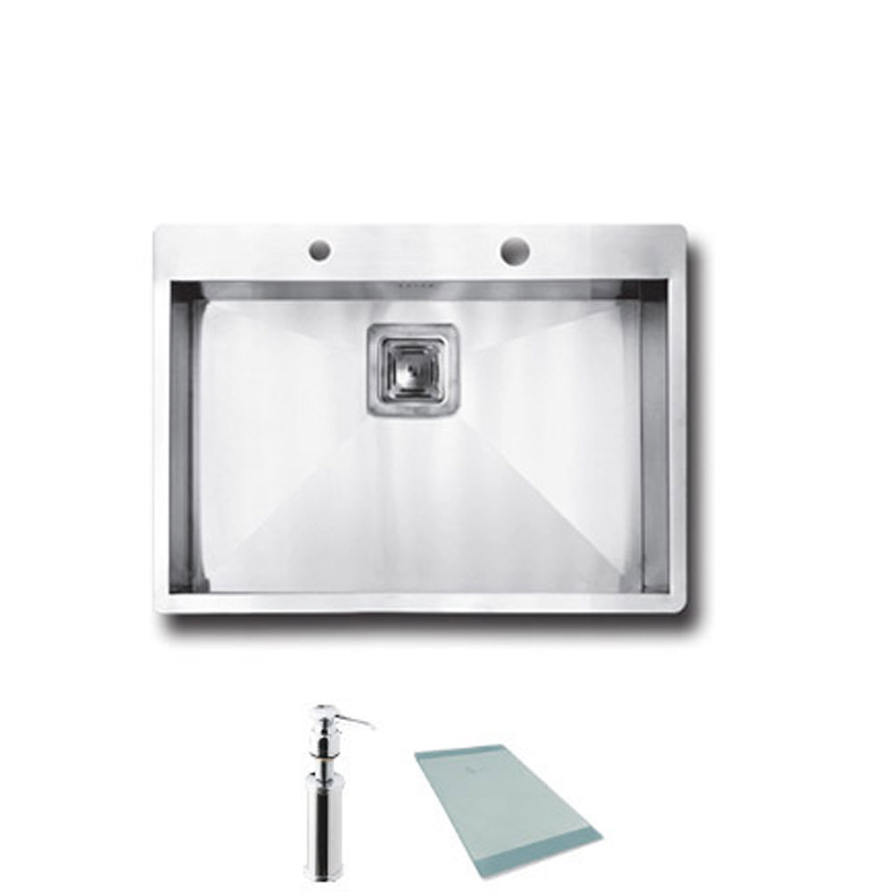 تصویر  سینک توکار باکسی اخوان مدل 338