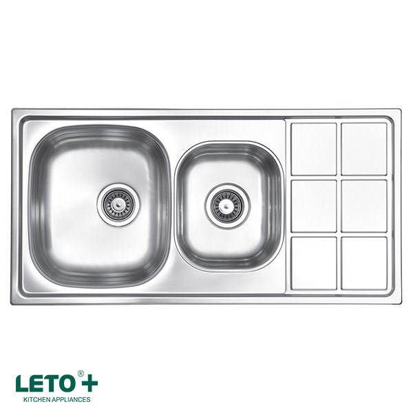 تصویر  سینک توکار لتو + LETO مدل TX-16 ساخت ترکیه