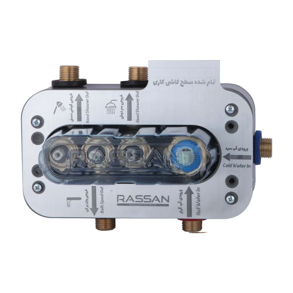 تصویر  مکانیزم دوش توکار راسان مدل ایکاد