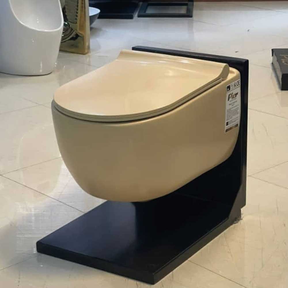 تصویر  کاسه وال هنگ پیر Pier مدل X55 نسکافه ای ساده - بیده دار