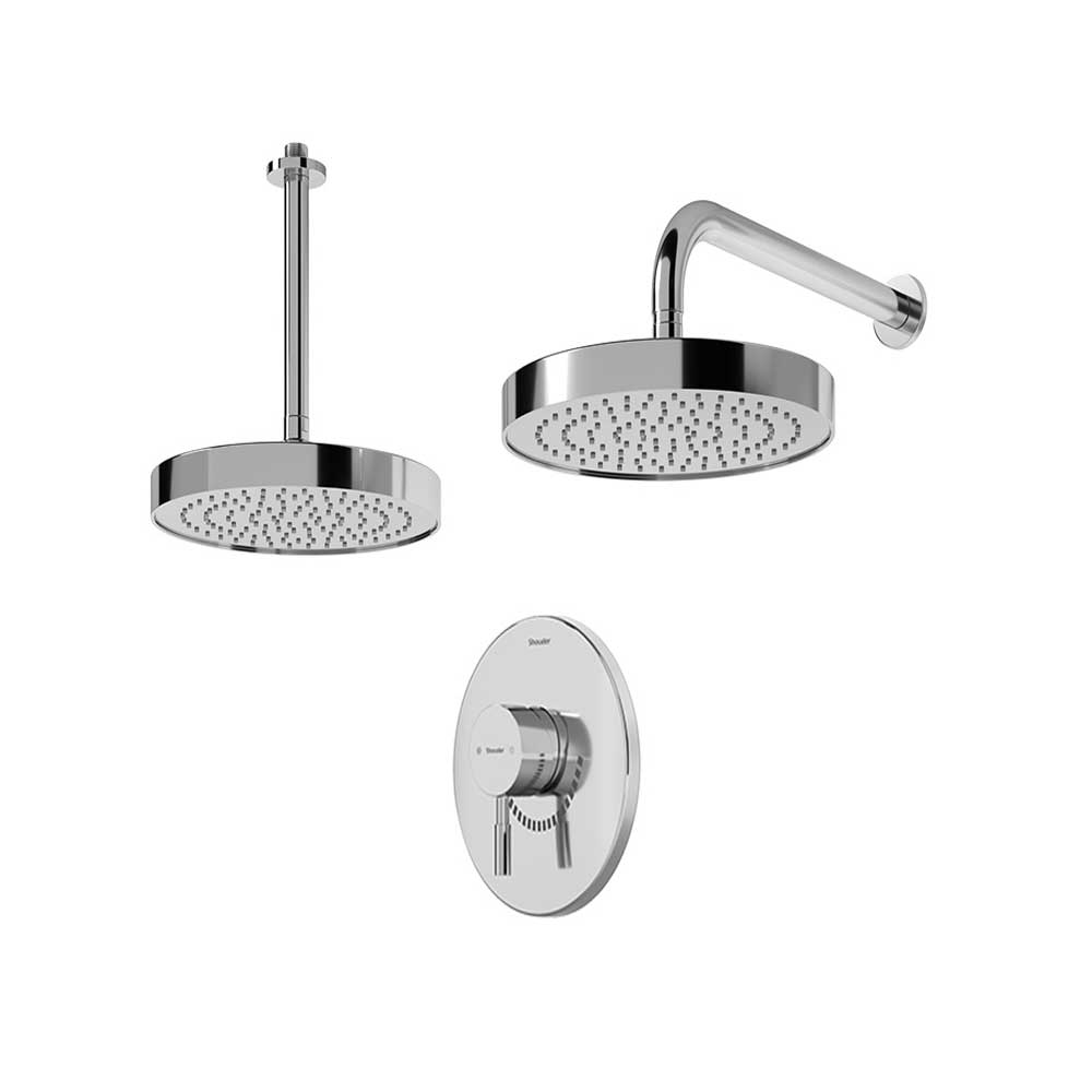 تصویر  شیر حمام توکار مدل مارینو کروم تیپ 1