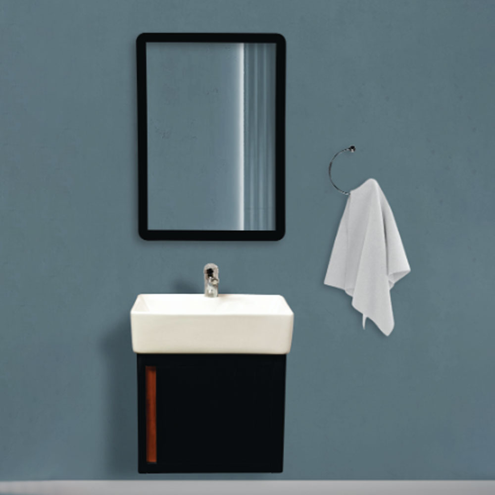 تصویر  روشویی مکرون کابینتی مدل آیلار طوسی تیره