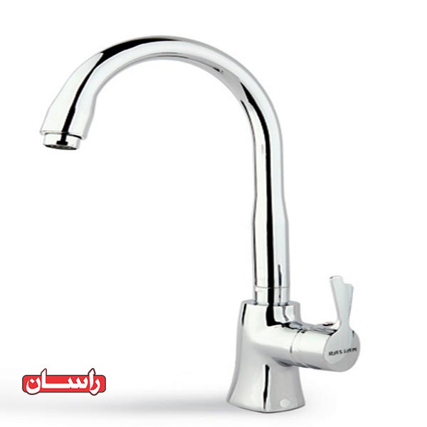 تصویر  شیر ظرفشویی ثابت مدل پاپیون راسان