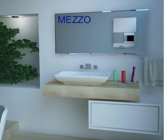 تصویر  روشویی کابینت دار مزو MEZZO مدل Versay