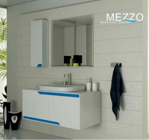 تصویر  روشویی کابینت دار دیواری مزو MEZZO مدل AF-018