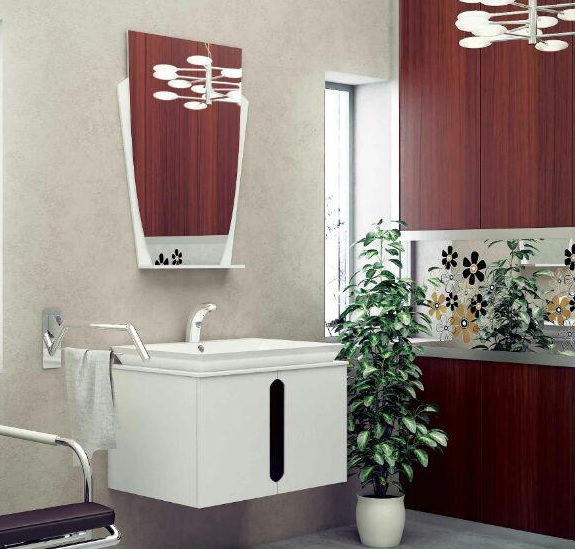 تصویر  روشویی کابینت دار دیواری مزو MEZZO مدل AF-026