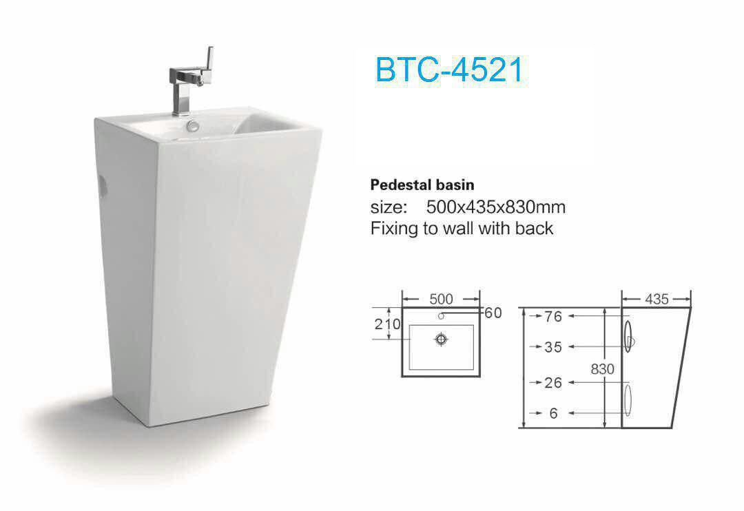تصویر  روشویی سنگ ایستاده Fiurenza مدل BTC 4521