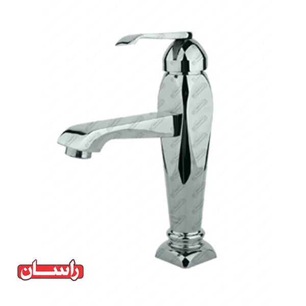 تصویر  شیر روشویی‏ اهرمی راسان مدل آلیس کروم
